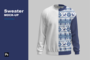Knit sweater Mock-up., a Hoody Mockup by Irena Matiash shop (Thumbnail 1 of 4)