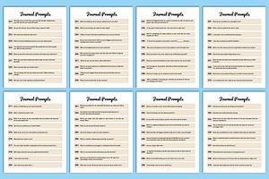 Editable 365 Journal Prompts Canva