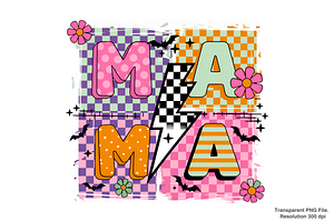 Halloween Mama, Girly Halloween PNG, a Graphic by Clipart Bloom