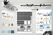 Planner Sticker Template ECLP, a Design Template by DigitalDesignAI (Thumbnail 4 of 7)