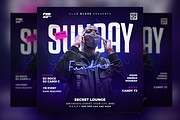 Night Club Flyer Template, a Flyer Template by FLYERHIVE (Thumbnail 1 of 3)