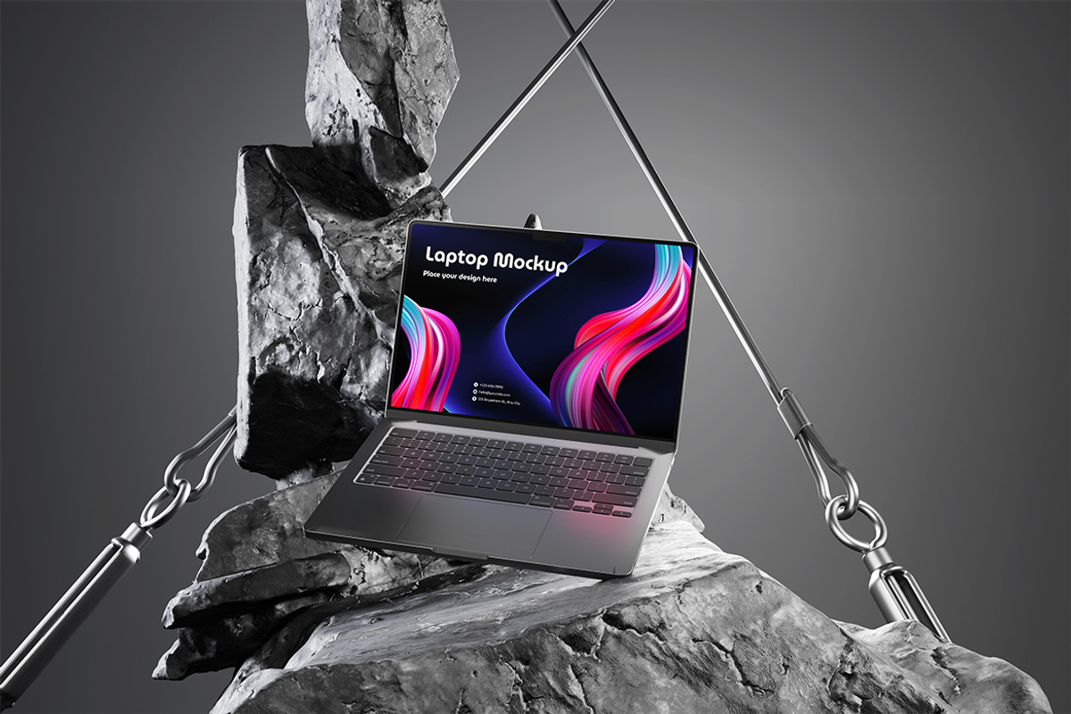 Laptop Mockup, a Device Mockup by Pixie Creative (Photo 4 of 4)