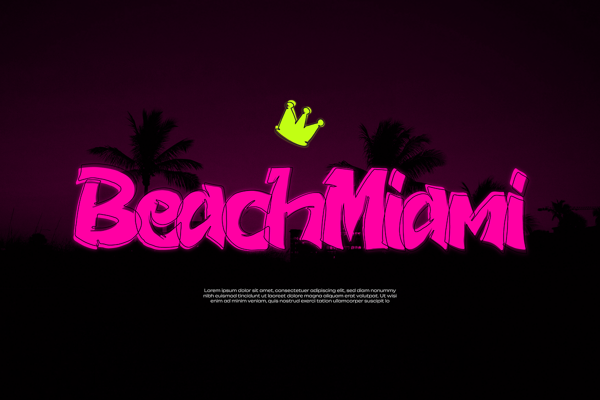 Bling Nioh | Graffiti Typeface, a Handwritten Font by gracetype_studio (Photo 5 of 12)