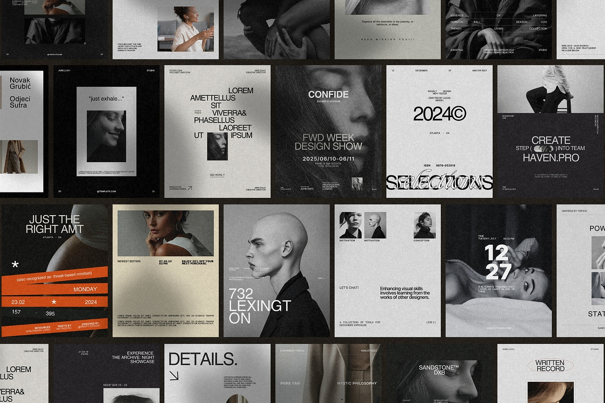Aesthetic Instagram Template Kit, a Social Media Template by Prapti Design (Photo 4 of 9)