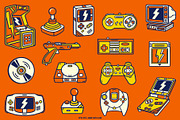 Retro Game Console, a Technology Illustration by Otto.std (Thumbnail 2 of 7)