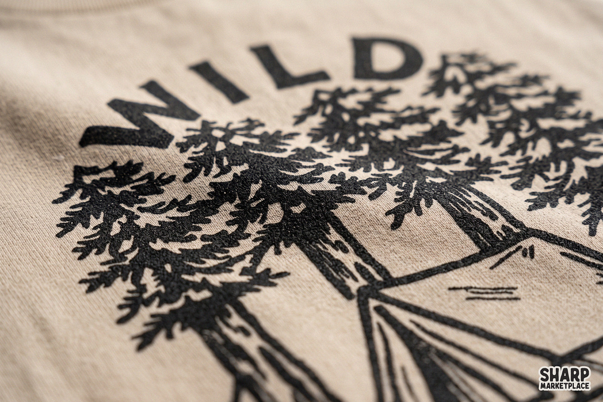 Wild Vintage Pine Tree Tent, an Object Graphic by SharpMarketplace (Photo 4 of 4)