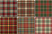 Christmas Plaid Tartan Digital Paper, a Pattern Graphic by Designking (Thumbnail 2 of 5)
