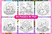 Fantasy Animal Companions Coloring, an Animal Illustration by Design Station (Thumbnail 2 of 3)