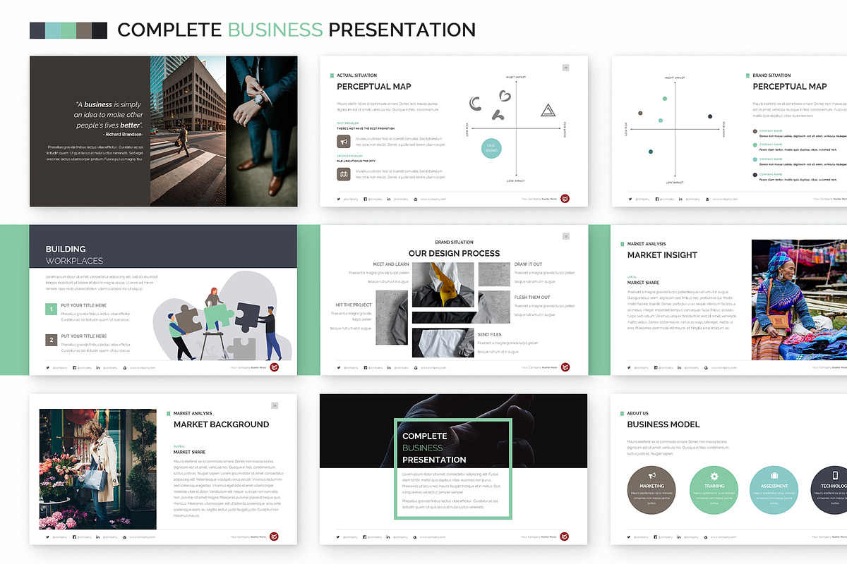 Complete Business Powerpoint Templat, a Presentation Template by Zacomic Studios (Photo 13 of 32)