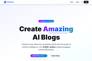 AI Blog Platform - InkGenius, an App Template by Waleed Codes (Thumbnail 2 of 31)