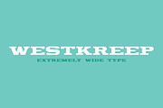 Westkreep Font, a Slab Serif Font by vectalex (Thumbnail 1 of 5)