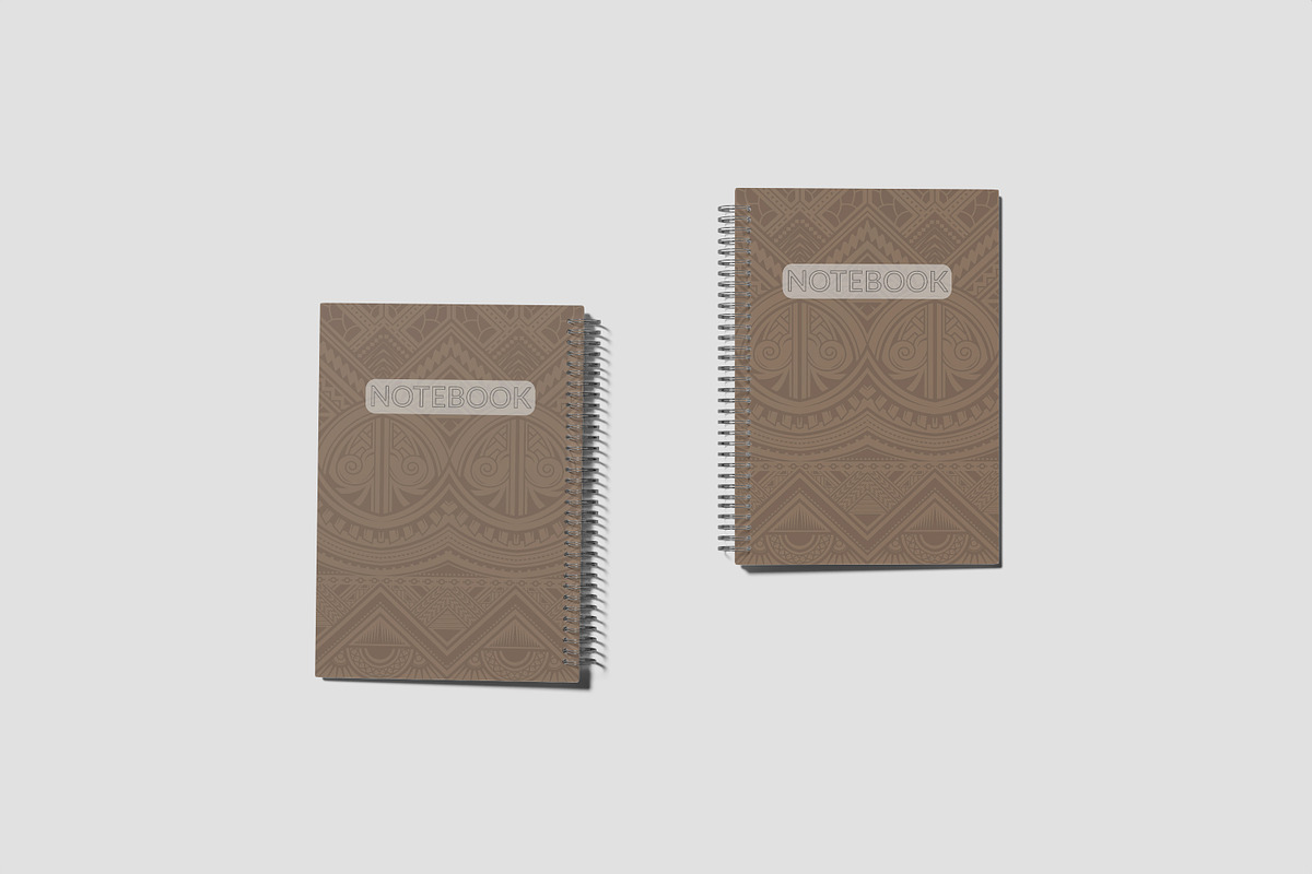 A5 Spiral Notebook Mockup, a Print Template by rahmatmoscae (Photo 8 of 8)