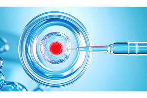 Scientific concept of genetic, a Technology Photo by Igor Tichonow