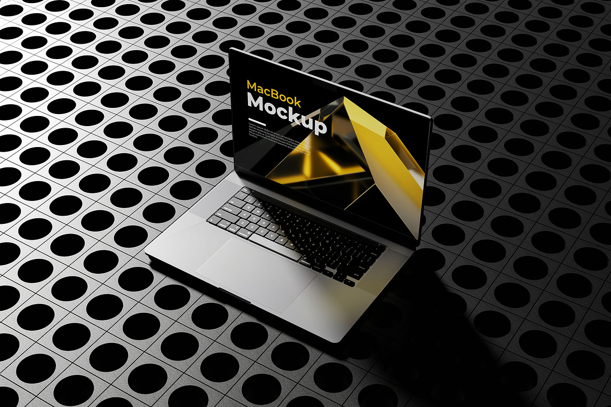 Macbook Mockup, a Mac Mockup by Artlogs x Modaldesain (Photo 1 of 4)