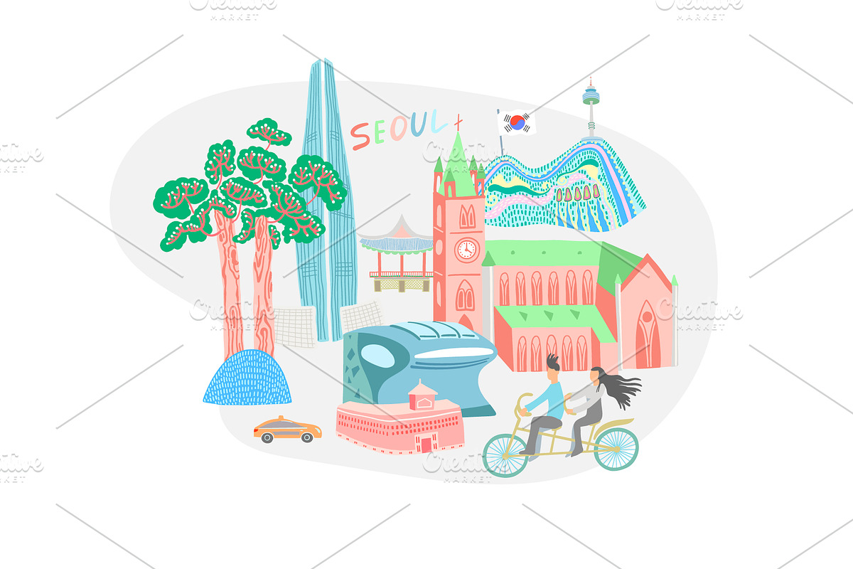 SOUTH KOREA SET, an Object Graphic by karakotsya (Photo 4 of 7)