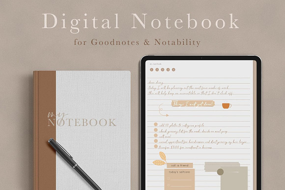 Note Taking Digital Notes Template