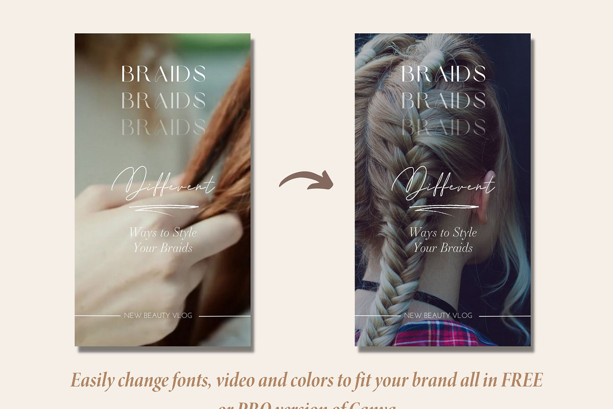 HairStylist Instagram Video Reels, a Social Media Template by design4social (Photo 6 of 7)