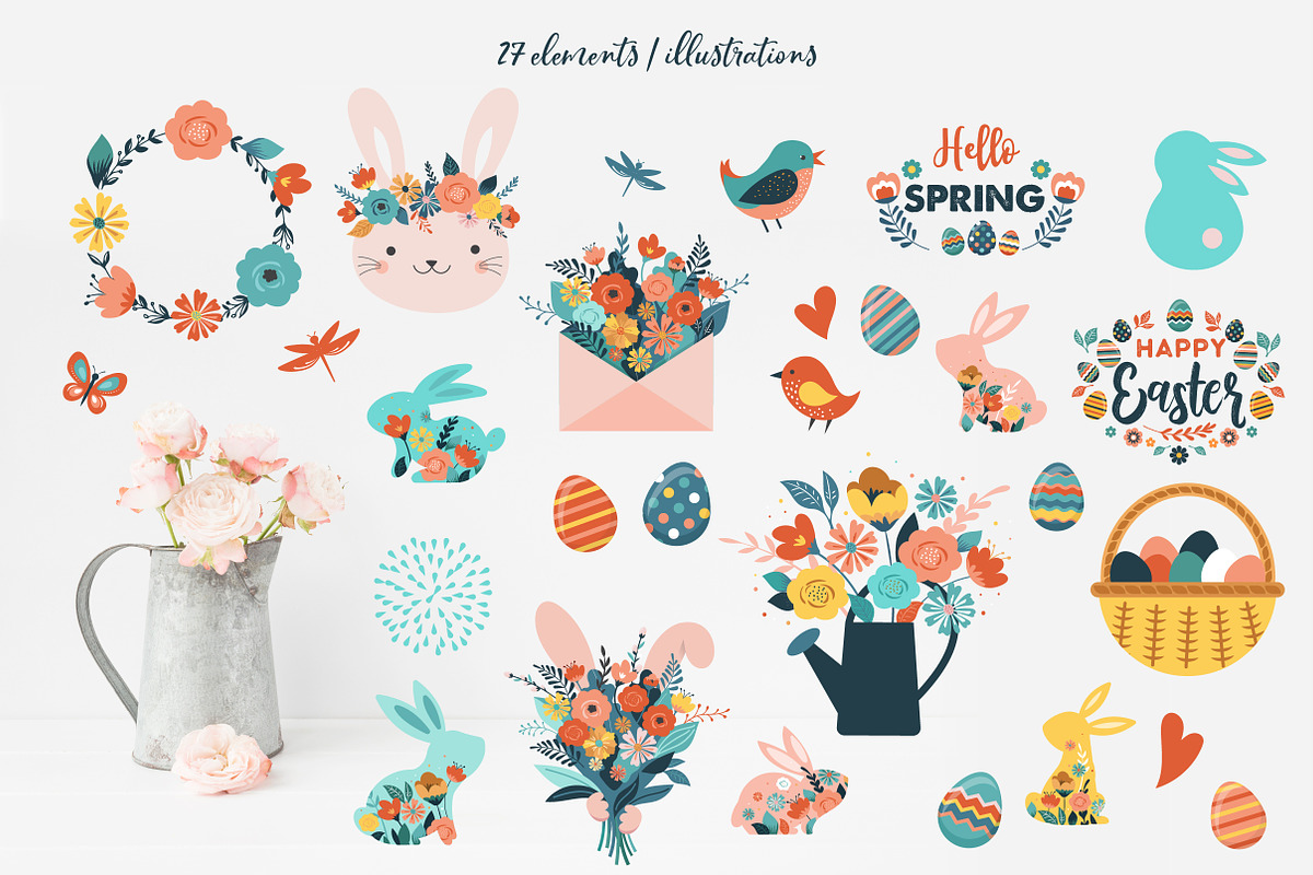 Hello Spring I Easter collection, an Illustration by Marish (Photo 2 of 6)