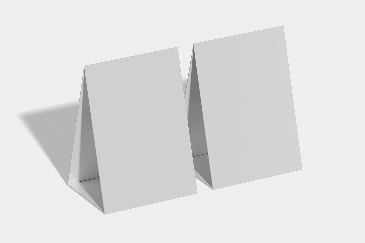 Table Tent Mockup, an Advertising Mockup by Unerispace (Photo 3 of 5)