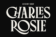 Charles Rosie - Luxury Serif, a Serif Font by Viswell (Thumbnail 1 of 10)