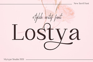 Lostya - Stylish Serif