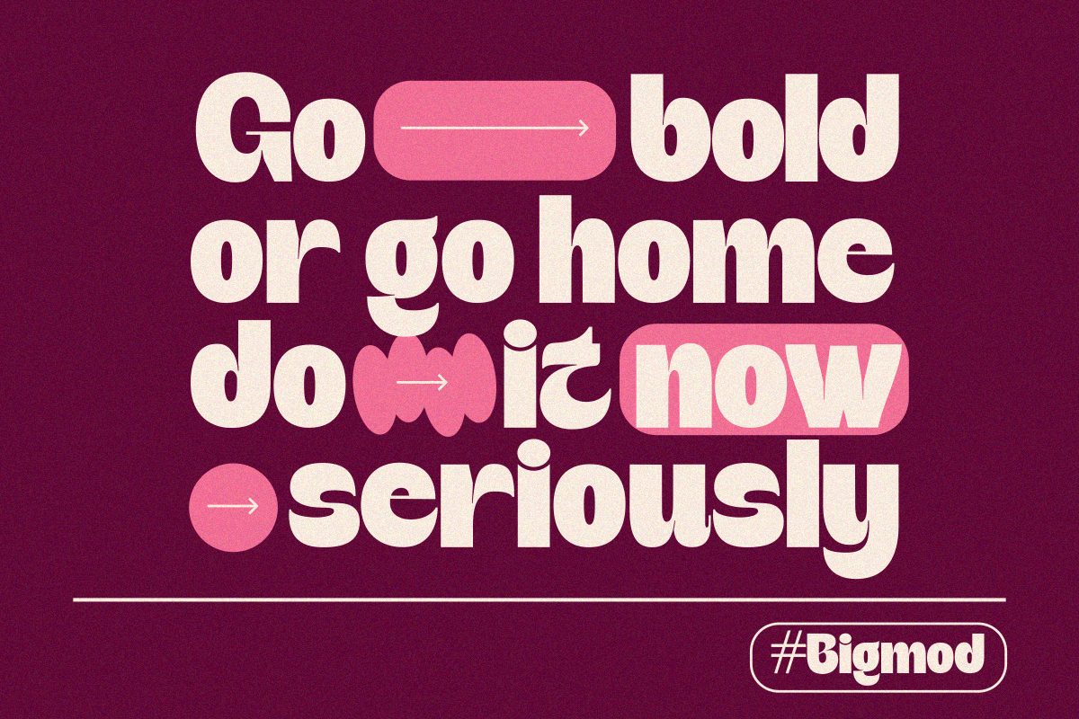 Bigmod, a Sans Serif Font by saemoon creative (Photo 5 of 15)