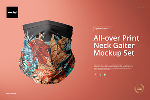 All-over Print Neck Gaiter Mockup