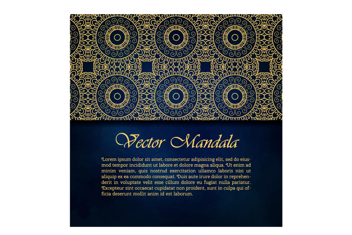 Set of mandala cards., an Invitation Template by Della_Liner (Photo 7 of 8)