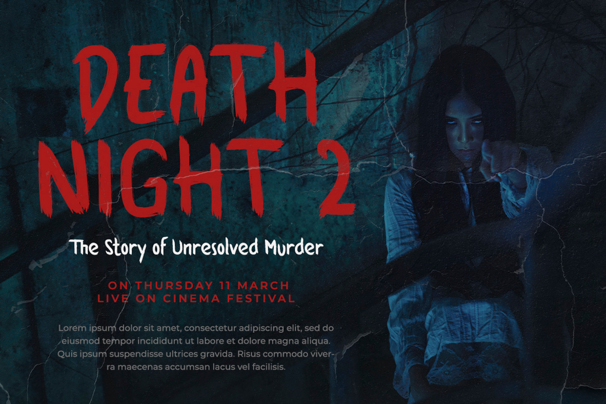 Howling Nightmare - Horror Font Styl, a Sans Serif Font by Typefactoryco (Photo 5 of 8)