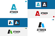 Set of Letter A initial logo designs, a Branding & Logo Template by Lucky Creative (Thumbnail 4 of 5)