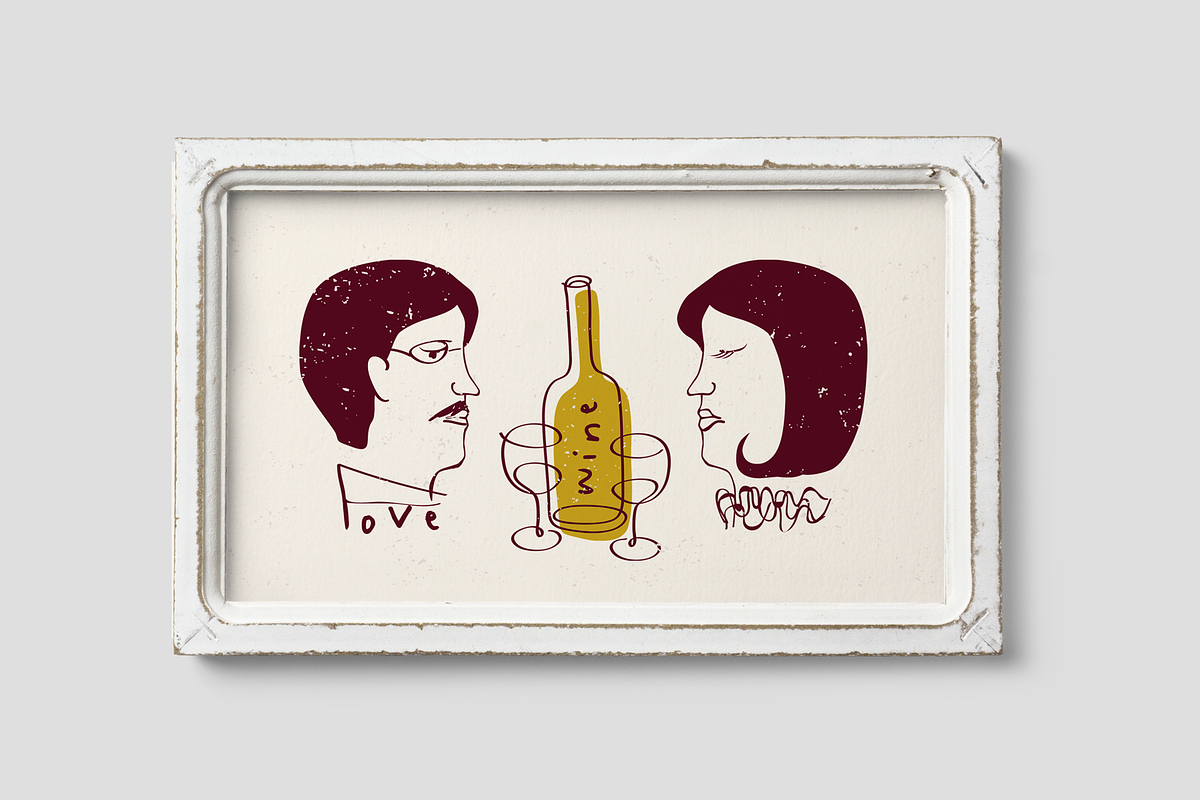 Modern wine collection, a Food Illustration by Tkoko vectors & patterns (Photo 15 of 15)