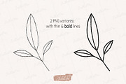 Organic shapes, botanical forms, a Decorative Illustration by JuDesign (Thumbnail 3 of 13)
