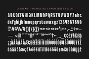CS Recant – Bold Font, a Sans Serif Font by Craft Supply Co. (Thumbnail 8 of 8)