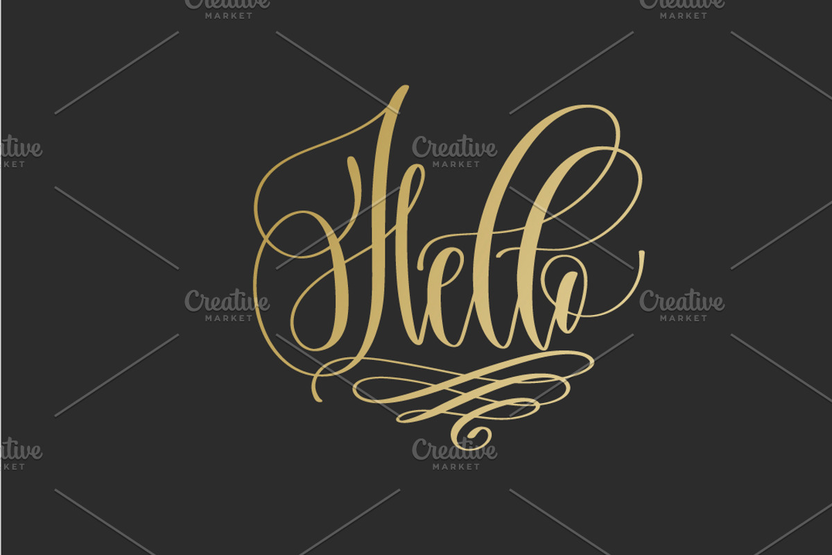 10 GOLDEN LETTERING, a Branding & Logo Template by karakotsya (Photo 3 of 10)