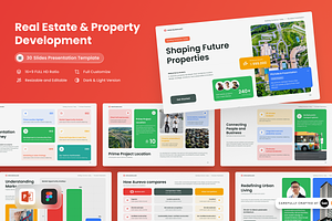Real Estate & Property Development, a Presentation Template by SLAB! Design