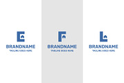 Letter E F L Home Simple Logo Set, a Branding & Logo Template by Pray Art Design Studio (Thumbnail 1 of 2)