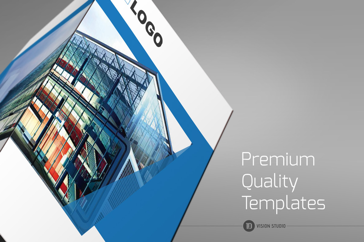 Presentation Folder Template 001, a Stationery Template by ID Vision Studio (Photo 4 of 4)