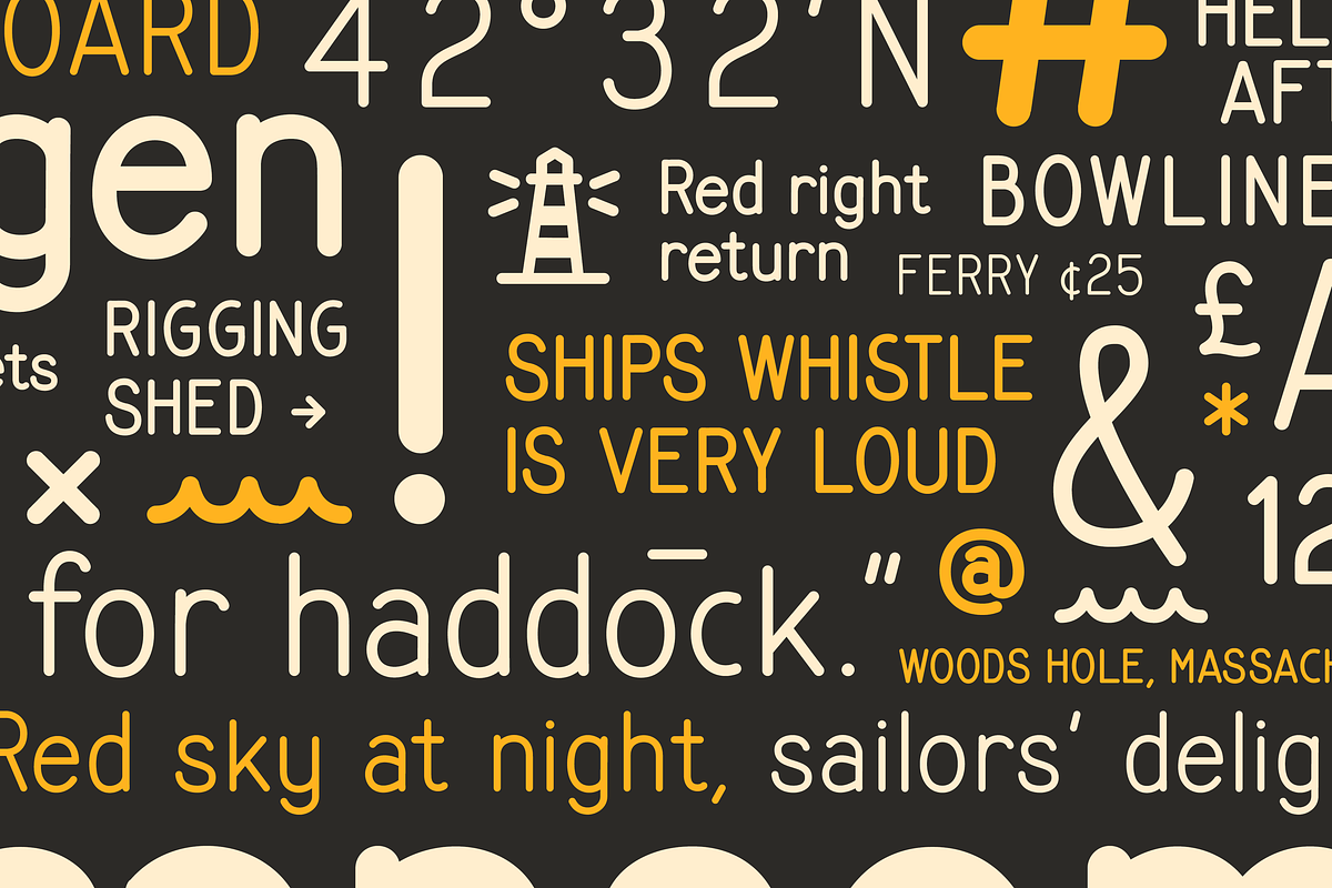 Ships Whistle — Monoline font, a Sans Serif Font by SimpleBits® (Photo 2 of 5)