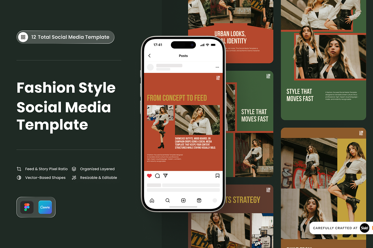 Lumiq - Fashion Style Social Media, a Social Media Template by SLAB! Design (Photo 1 of 8)