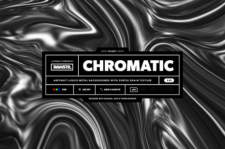 CHROMATIC - Liquid metal backgrounds