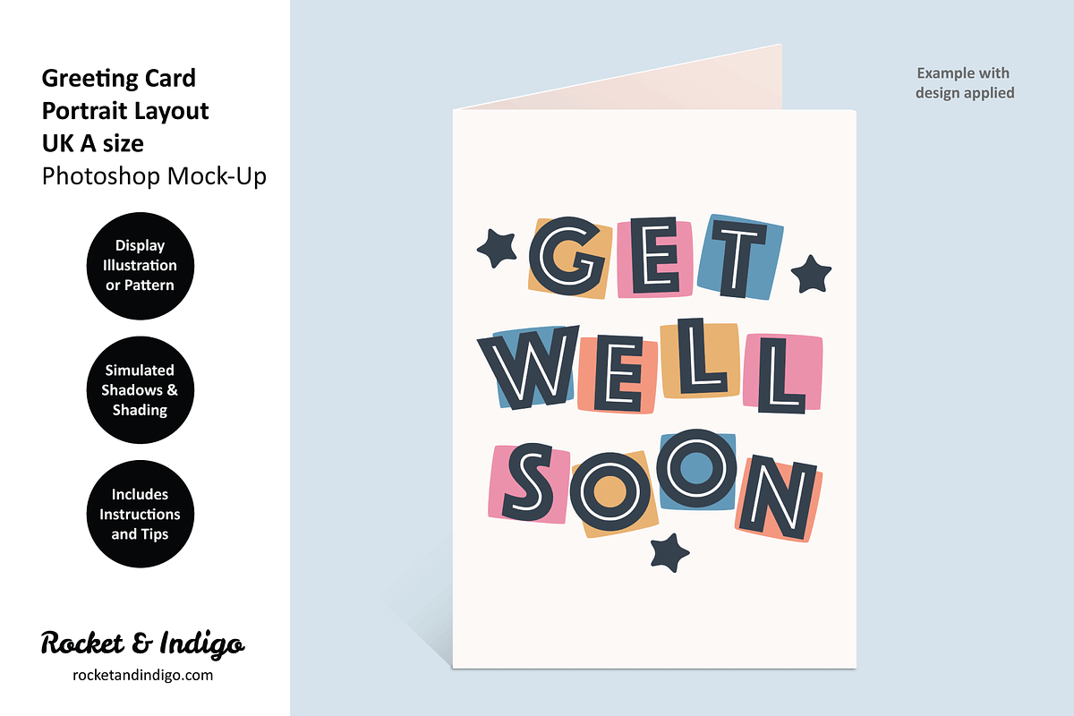 UKA Greeting Card Photoshop Mockups, a Product Mockup by Rocket & Indigo (Photo 3 of 11)