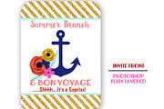 Anchor Love Party Invitation, an Invitation Template by Jennifer Caminiti (Thumbnail 2 of 4)