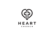 Heart Church Logo, a Branding & Logo Template by yopie (Thumbnail 3 of 3)