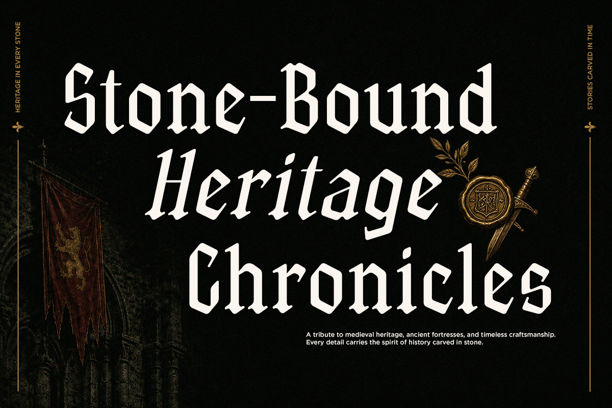 Malthon - Medieval Blackletter Font, a Blackletter Font by RagamKata (Photo 7 of 10)