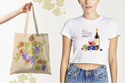 Craft WINE. Watercolor set, an Illustration by Tata Pilip (Thumbnail 3 of 16)