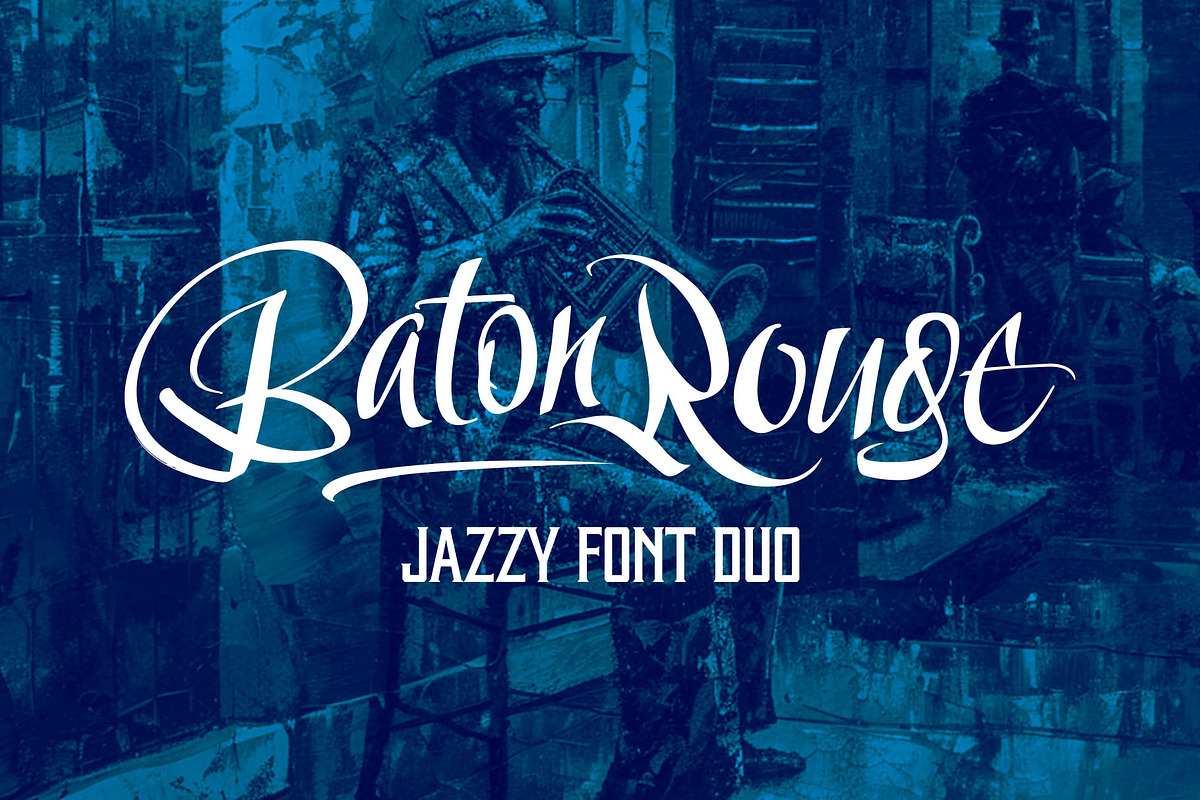Baton Rouge Font Duo, a Sans Serif Font by vatesdesign (Photo 1 of 5)