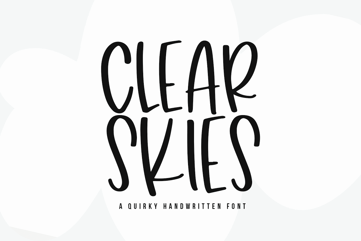 Clear Skies | Fun Handwritten Font