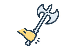 Battle fight color icon, a Duotone Icon by Creative priyanka