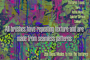 30 Street Art Texture Brushes.