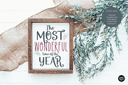 DASHER Farmhouse Christmas Font, a Font by Blush Font Co. (Thumbnail 6 of 9)